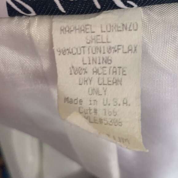 Vintage Blazer Jacket Size Medium Southwestern Print Raphael Lorenzo California - Picture 4 of 5